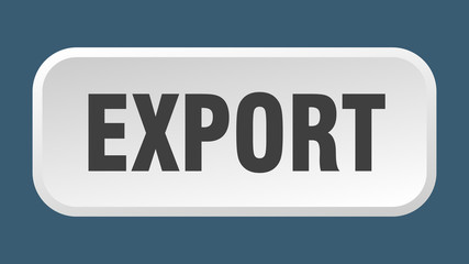export button. export square 3d push button