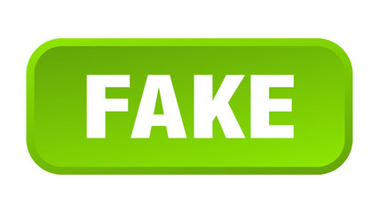 fake button. fake square 3d push button