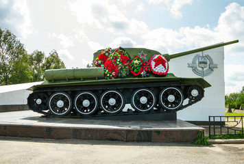 VELIKY NOVGOROD, RUSSIA - August 23, 2019: Memorial complex in honor of the 30th anniversary of the...