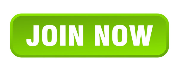 join now button. join now square 3d push button