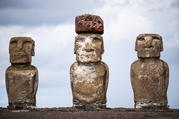 Landscape picture from easter island 