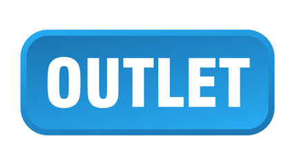 outlet button. outlet square 3d push button