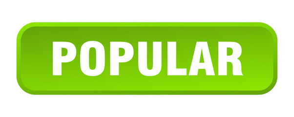 popular button. popular square 3d push button