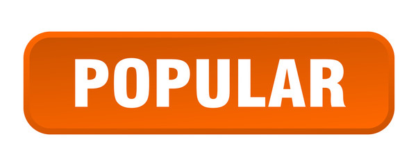 popular button. popular square 3d push button