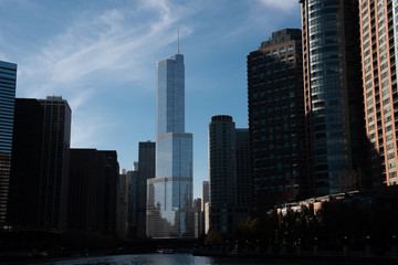 Fototapeta na wymiar Skyline in Chicago