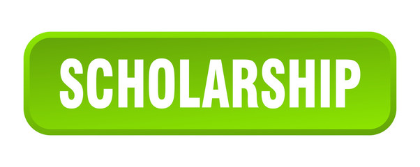 scholarship button. scholarship square 3d push button