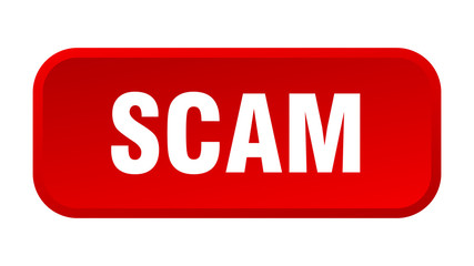 scam button. scam square 3d push button