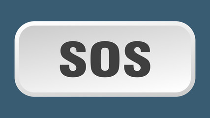sos button. sos square 3d push button