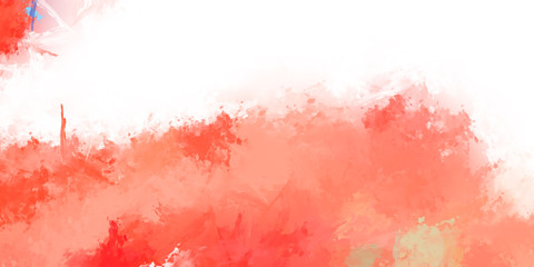 Brushed Painted Abstract Background. Brush stroked painting. Artistic vibrant and colorful wallpaper.
