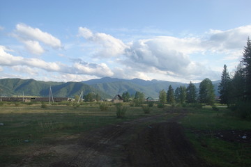 landscape in the mountains