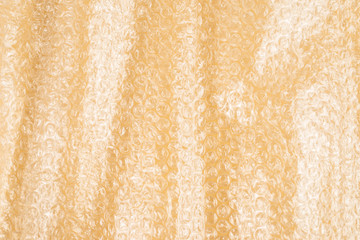 Bubble wrap beige background.