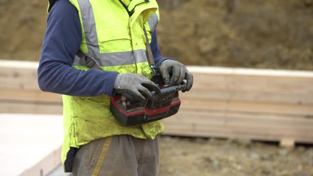 Commande d'une grue