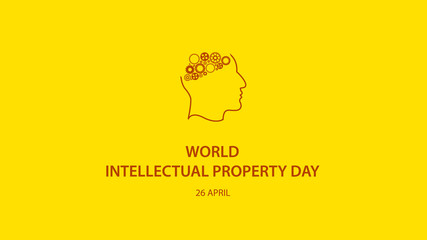 World Intellectual Property Day. Vector illustration background.