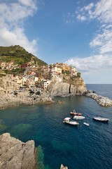 Fototapeta premium Beautiful scenery of Cinque Terre Manarola