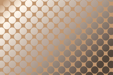 Abstract background - geometric pattern of circles on a beige background.