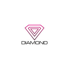 Diamond logo icon design inspiration vector illustration