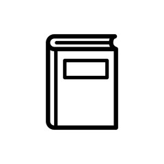 book icon, open book icon in trendy flat style