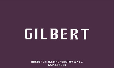 gilbert, vintage font classic retro 