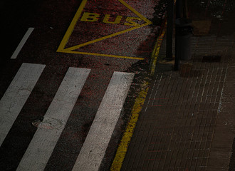 reflejo en la lluvia 