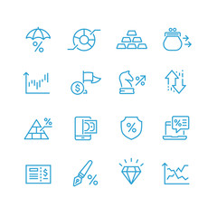 business and marketing icons set