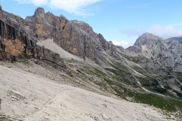 Mountain alps panorama in Brenta Dolomites, Italy