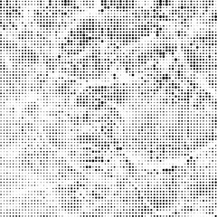 Halftone Pattern. Set of Dots. Dotted Texture on White Background. Overlay Grunge Template. Distress Linear Design. Fade Monochrome Points. Pop Art Backdrop.