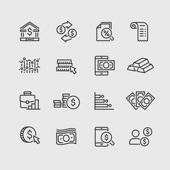business and marketing icons set