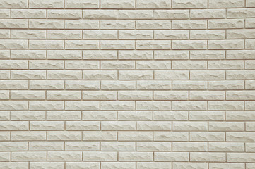 Old white brick wall background texture