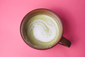 A Cup of Green Tea Latte
