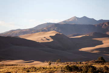 Fototapeta na wymiar Great Sand Dunes National Park during fall in Colorado