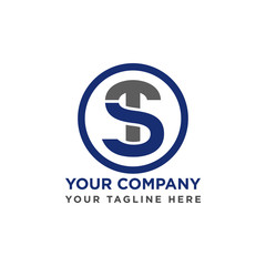 Obraz premium Company logo icon vector trendy