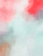 Watercolor painted background. Abstract Illustration wallpaper. Brush stroked painting. 2D Illustration.