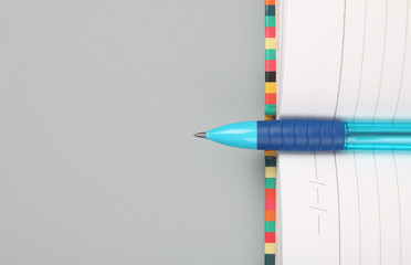 Notebook with pencil - Education concept
