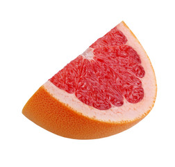  grapefruit, isolate on a white background.