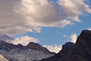 Snowy Mountains & Clouds