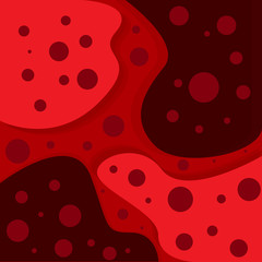 COLORFUL ABSTRACT PAPER CUT WITH CIRLCE FOR WALLPAPER BACKGROUND. COVER DESIGN. VECTOR ILUSTRATION