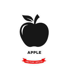 apple icon in trendy flat style