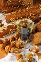 Spice bread and cassis liqueur from Djon