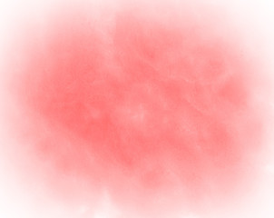 Pink watercolour stain with soft edges
