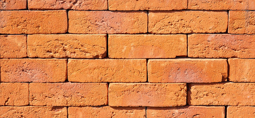Fototapeta premium Closeup of the brick facade