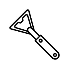 bottle opener icon design vector template