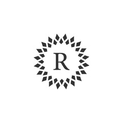 Luxury Letter R logo Design