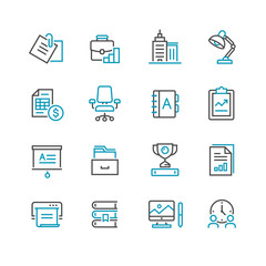 Business Office vector Icon Set