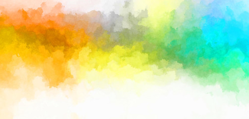 Fototapeta premium Watercolor painted background. Abstract Illustration wallpaper. Brush stroked painting. 2D Illustration.