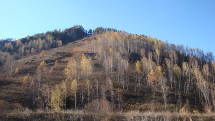 mountains in autumn
