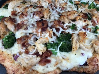 Chicken Bacon Ranch Pizza