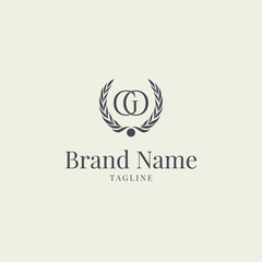 Wheat GO fashion elegance luxury logo grey