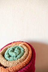 Colorful towels