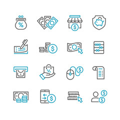 Business and finance web icon set