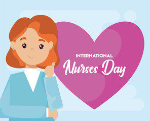 poster of the international nurse day